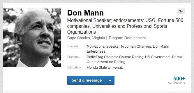 Project Transition USA Group Celebrates It’s 3,000th Member, Don Mann, Former Navy SEAL Team 6 Instructor